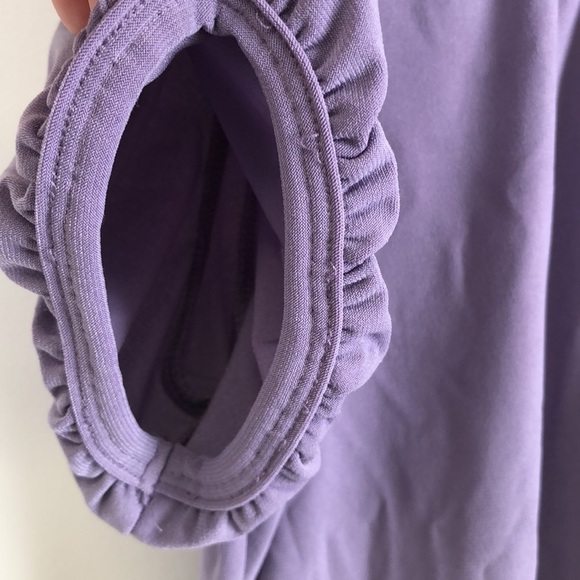 ROBERT Lewis Purple Blouse Size Large T241 - Picture 5 of 7